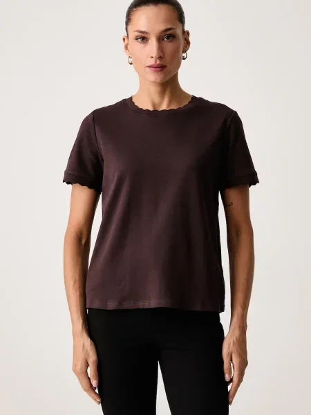 United Colors of Benetton tričko hnědé