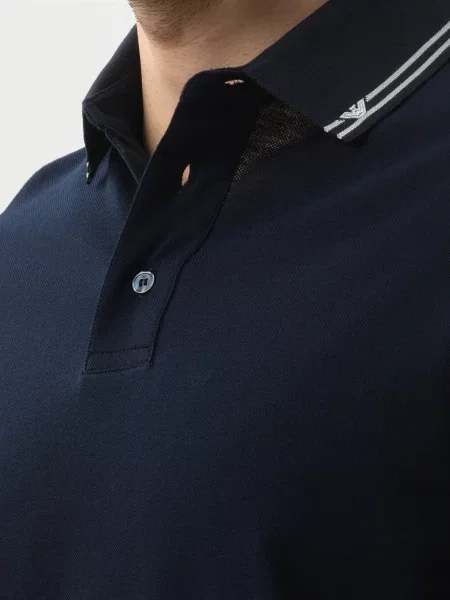 Поло Emporio Armani синее
