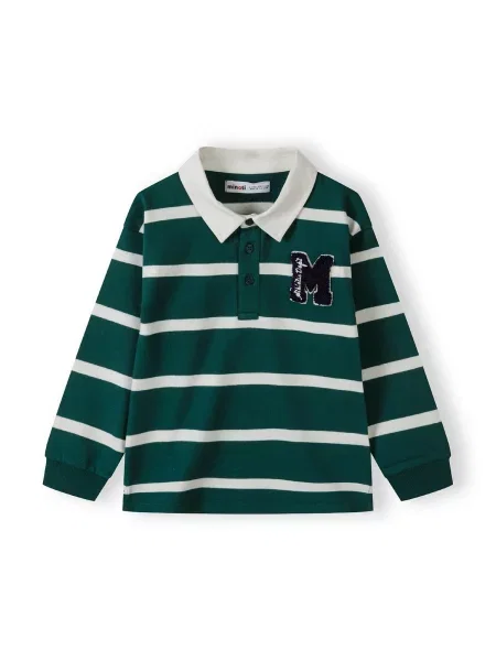 MINOTI Tricou verde închis / negru alb