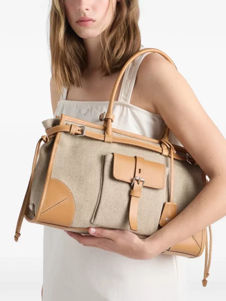 Geantă shopper Prada din piele