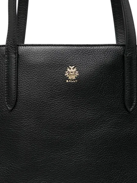 Geanta de piele Bally din piele negru