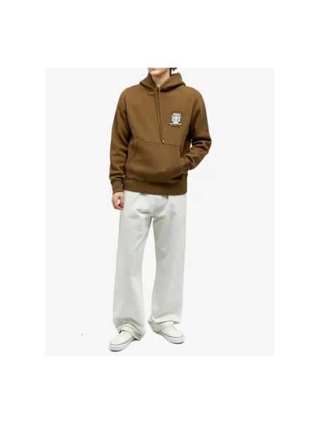Bluza z kapturem Maison Kitsune z kapturem z logo zielona
