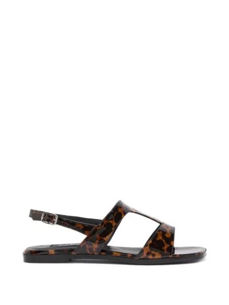 Sandale Carel Paris cu imagine cu model leopard maro