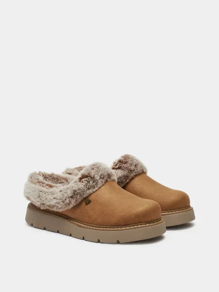 Тапочки Skechers коричневые