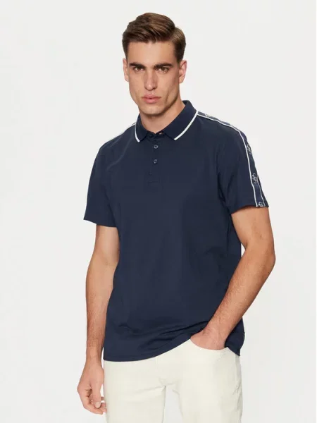 Guess Polokošile Tmavomodrá Regular Fit modré