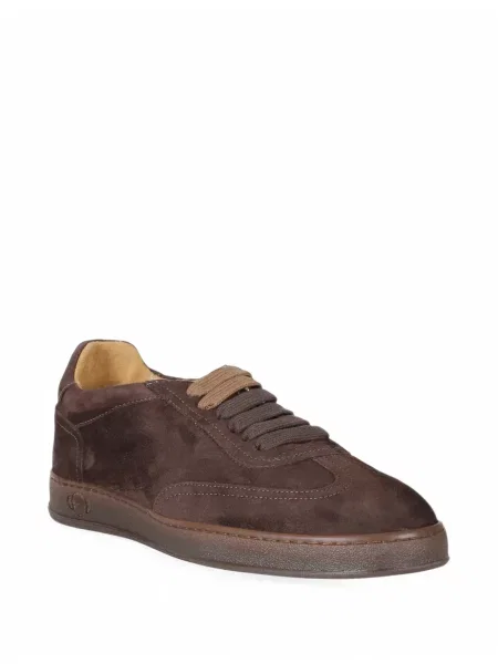Sneakerși Soldini80 din piele de căprioară maro