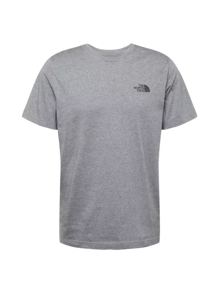THE NORTH FACE Marškinėliai Simple Dome margai pilka juoda