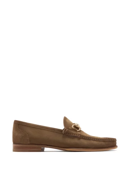 Pantofi loafer Magnanni din piele de căprioară maro