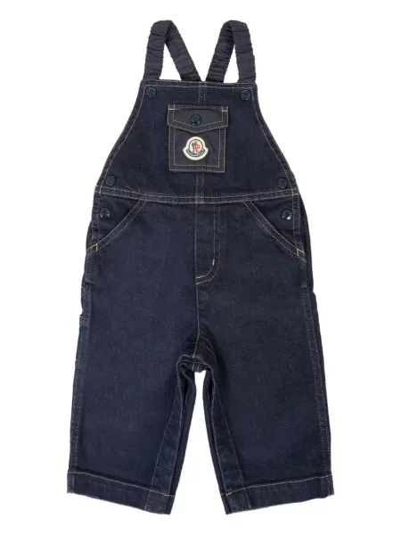 Spodnie dziecięce Moncler Enfant niebieskie