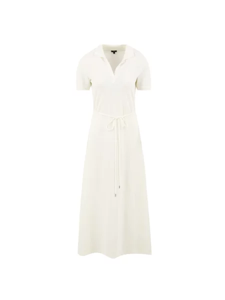 Sukienka koszulowa Aspesi garniturowa beżowa