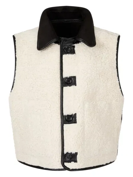 Vestă Studio Tomboy fără mâneci reversibilă negru