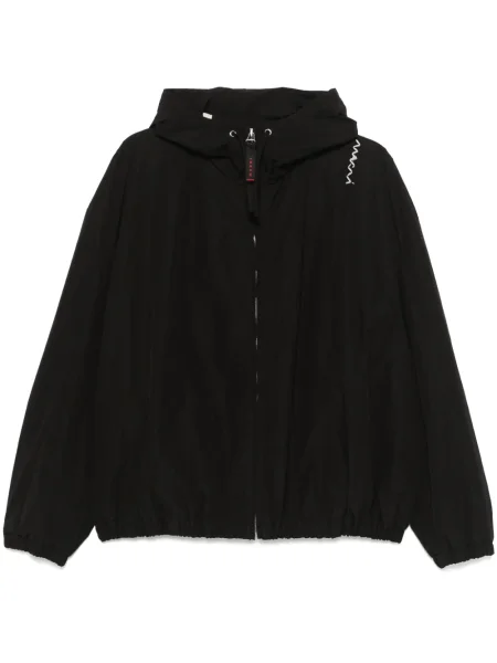 Bunda Marni s kapucí černá