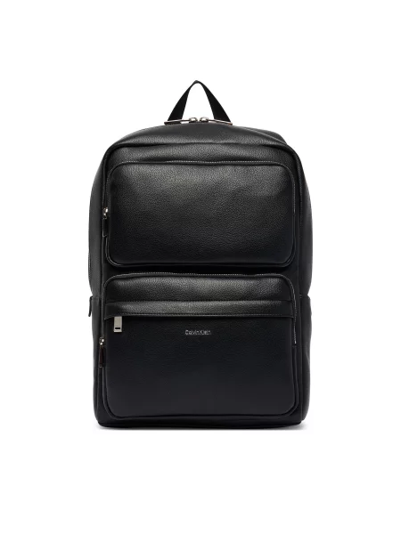 Calvin Klein Rucsac Raised Double Pocket Backpack negru