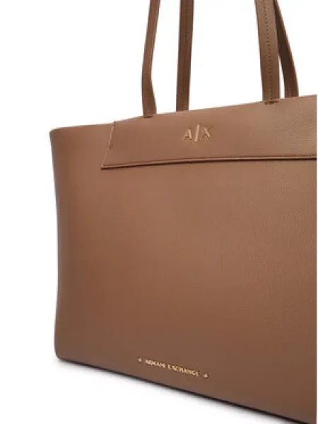 Torbica Armani Exchange Svijetlo smeđa