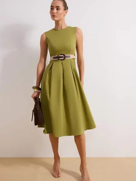 Trendyol Rochie kiwi verde