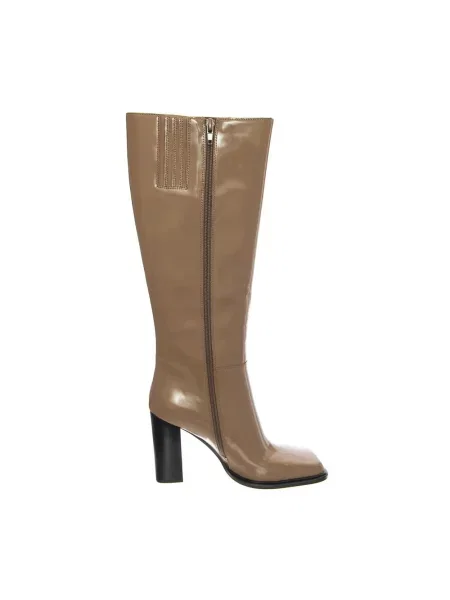 Botki Jeffrey Campbell skórzane brązowe