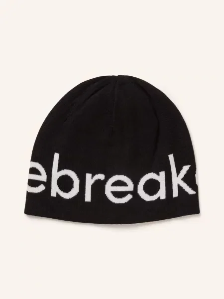 Czapka zimowa icebreaker Merino Icebreaker Beanie black/ecru hthr czarna