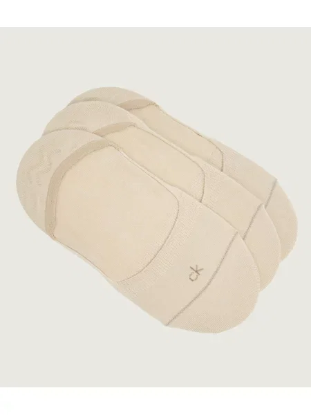 Calvin Klein Șosete/tălpici 3 pack bej