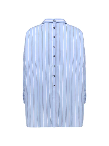 Cămașă Pinko cu broderie albastru