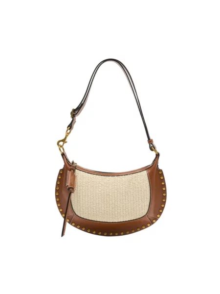 Torebka skórzana Isabel Marant skórzana brązowa