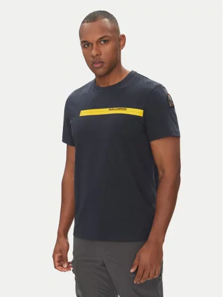 Parajumpers T-Shirt Tape Σκούρο Regular Fit μπλε