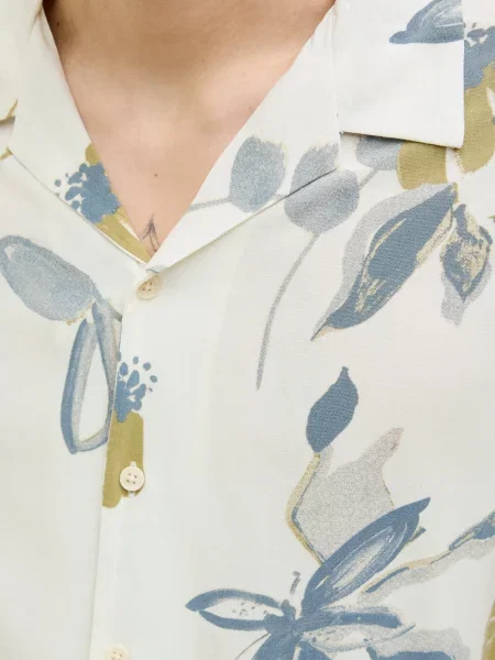 Jack&Jones Košeľa Luke Écru biela