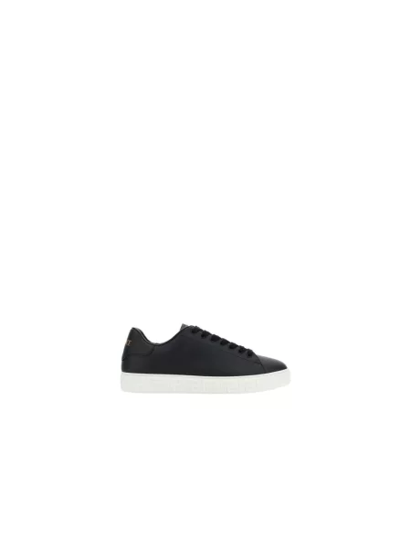 Sneakersy Versace skórzane czarne