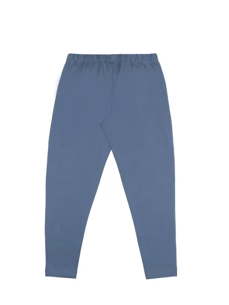 Legginsy z na co dzień na siłownię niebieskie
