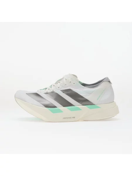 Sneakers adidas Adizero Adios Pro 4 Ftwr White/ Iron Met./ Pulse Mint EUR 37 alb
