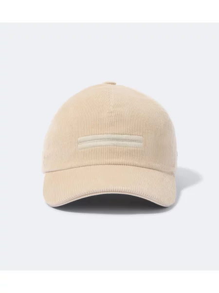 Șapcă Zegna de catifea cord bej