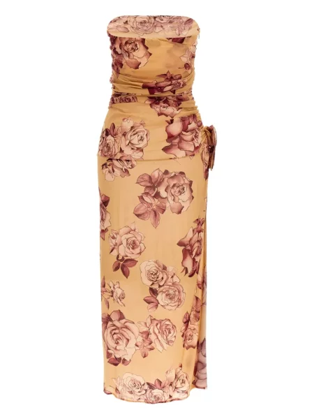Rochie Magda Butrym de costum maro