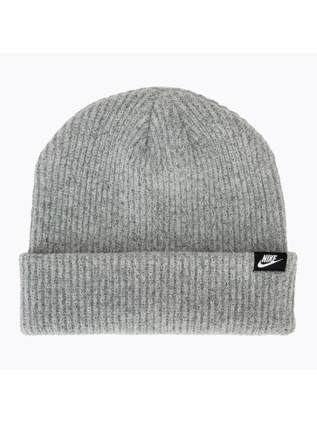 Zimní čepice Nike Terra Futura Short-Cuff dark grey heather šedý