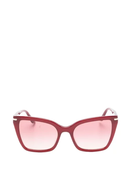 Ochelari de soare pătrați Emporio Armani roșu