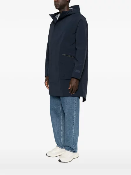 Geacă parka Ps Paul Smith cu glugă albastru