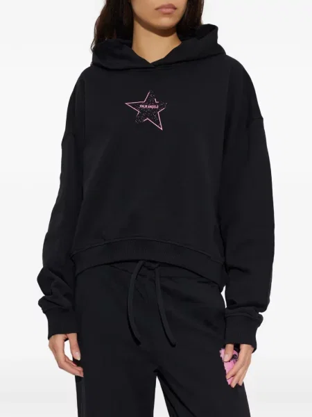 Hanorac cu glugă Palm Angels negru