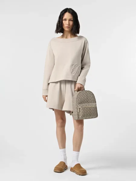 Свитшот Emporio Armani бежевый