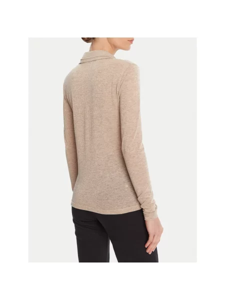 Patrizia Pepe Swetry Kobieta S Elegant Ivory Sweater beżowy