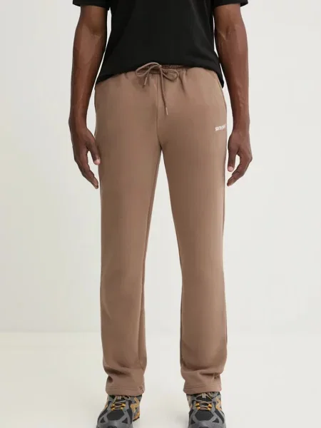 Спортен панталон Sixth June с апликация бежово