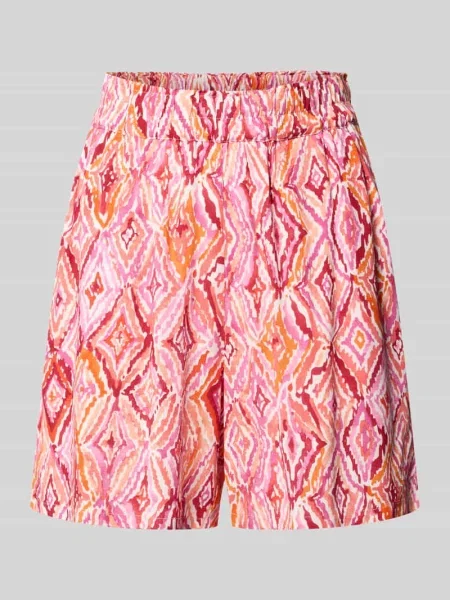 Szorty o kroju loose fit z czystej model EASY JOY' Vero Moda różowe