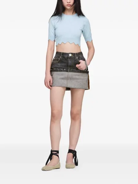 Decupat pulover Marc Jacobs albastru