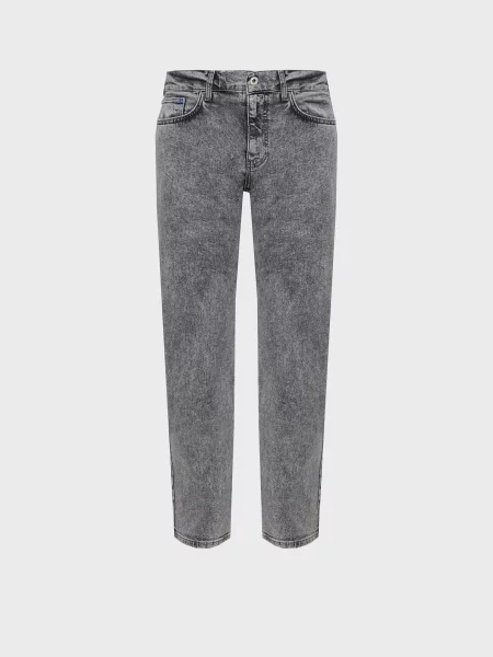 Прямые джинсы Karl Lagerfeld Jeans серые