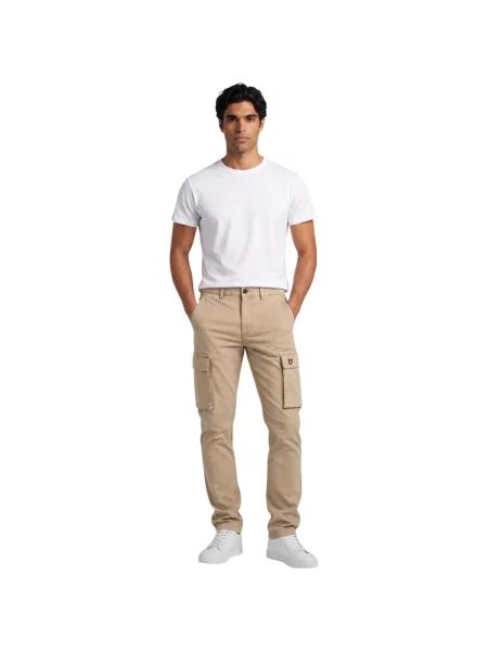 Pantaloni cargo Lyle & Scott bej