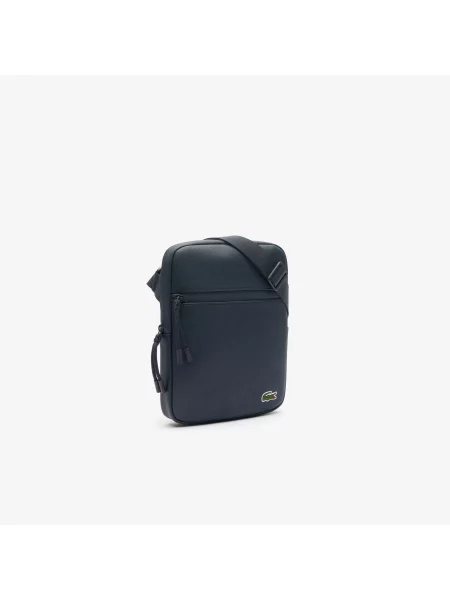 Lacoste Torba Crossover Petit Piqué Średniej Wielkości Zapinana Na granatowa