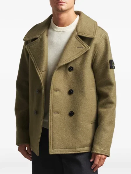 Palton Stone Island cu strasuri verde