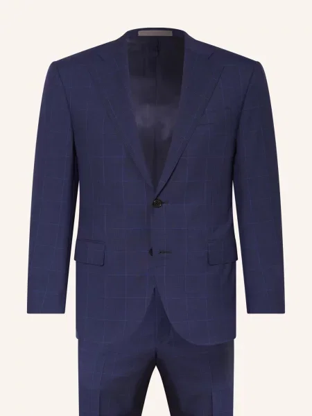 Corneliani Oblek Slim Fit modrá/ tmavě modrá