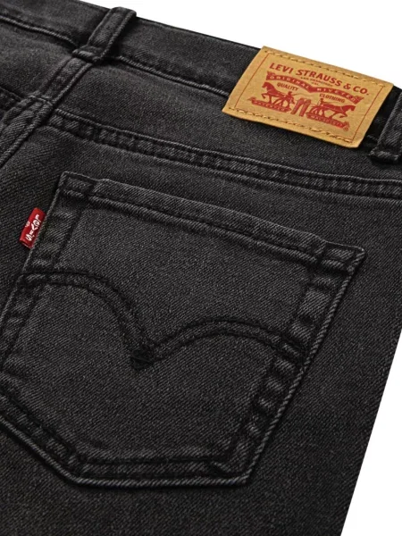 Szerokie jeansy dziecięce Levi's czarne