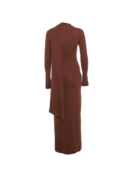 Rochie maxi Reformation tricotate maro