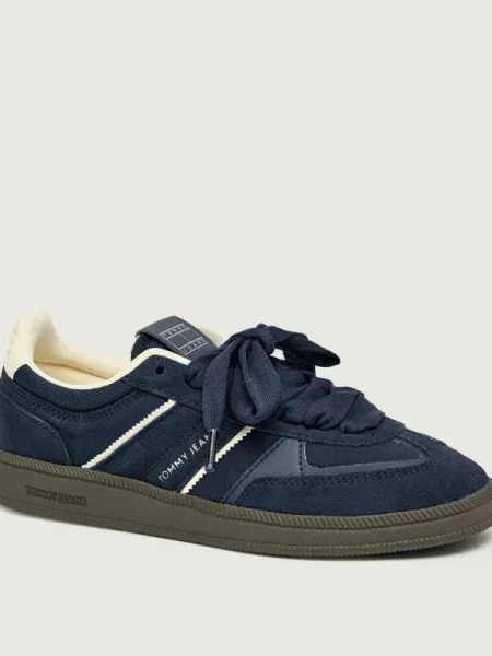 Tommy Jeans Sneakers THE GREENWICH EDGE | piele întoarsă albastru