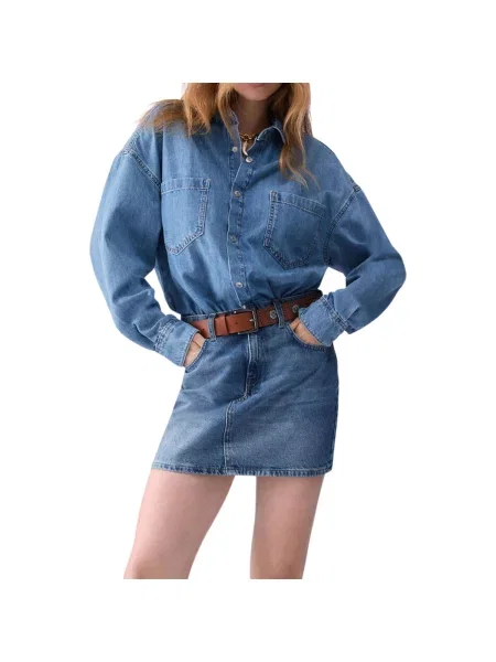 Liu Jo De blugi rochie cu cordon albastru