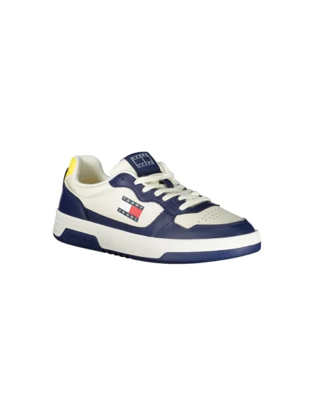 Sneakersy Tommy Hilfiger z logo niebieskie
